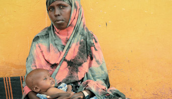 you give a life-saving treatment to a malnourished child in Somalia